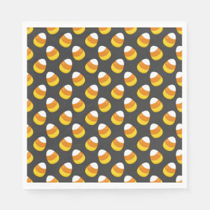 Serviette En Papier Corne de bonbons d'Halloween