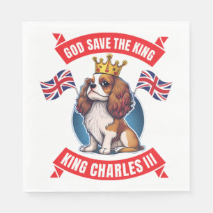 Serviette En Papier Coronation Cavalier King Charles