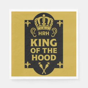 Serviette En Papier Coronation royale anglaise King Charles
