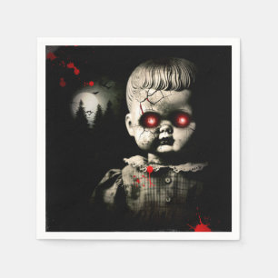 Serviette En Papier Costume de fête d'Halloween de poupée hantée effra