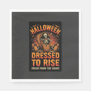 Serviette En Papier Costume de Réveil de Cimetière d'Halloween