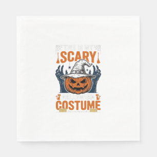 Serviette En Papier Costume Halloween Épouvantable Chapeau de Sorcière