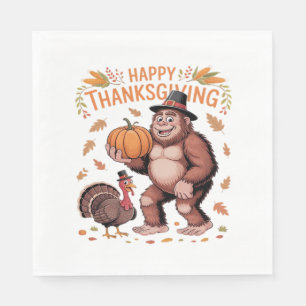 Serviette En Papier Cosy Octobre Automne Citrouilles Grand T-Shirt