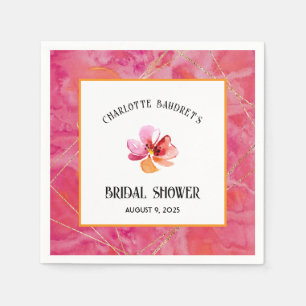 Serviette En Papier Couleur chaude moderne