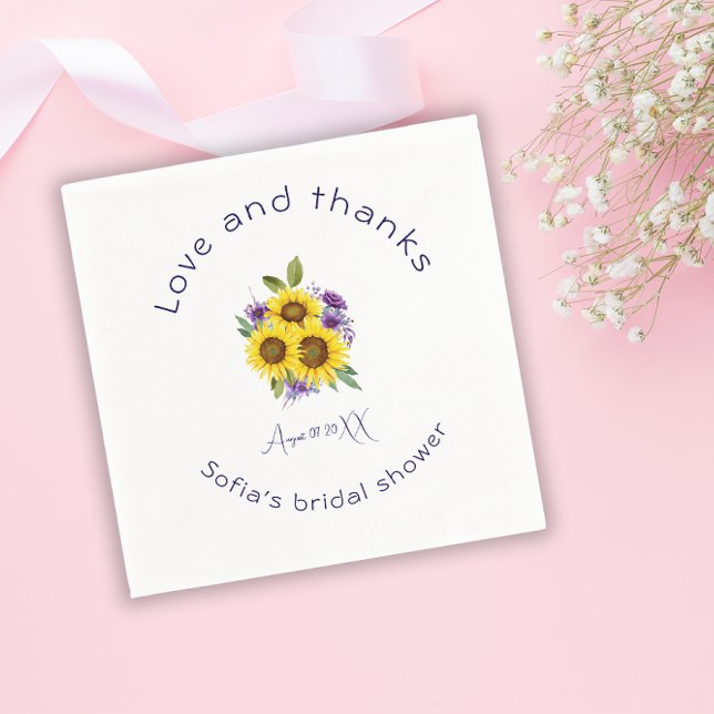 Serviette En Papier Couleur de tournesol fleur sauvage jaune (Créateur téléchargé)