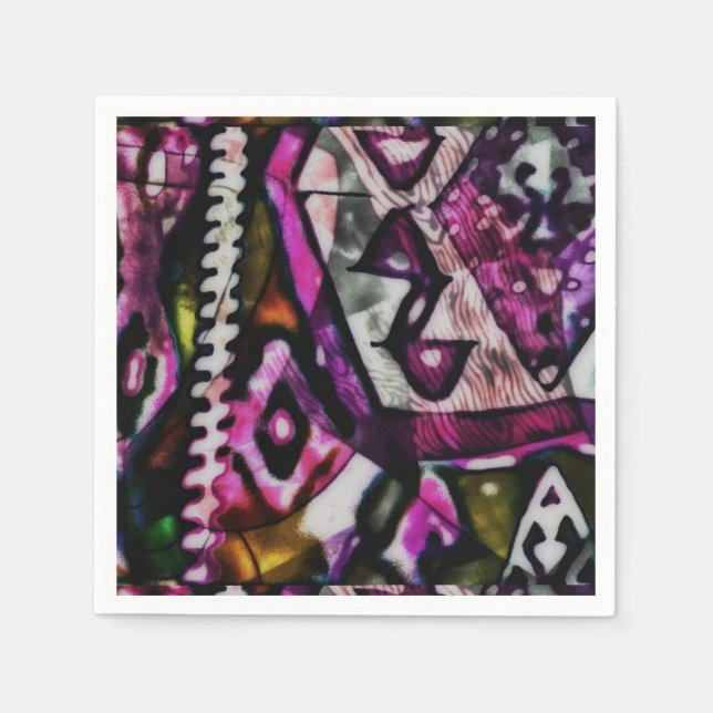 Serviette En Papier Couleur de vidage (Devant)