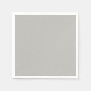 Serviette En Papier Couleur solide gris clair