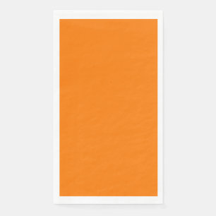 Serviette En Papier Couleur solide orange de sécurité
