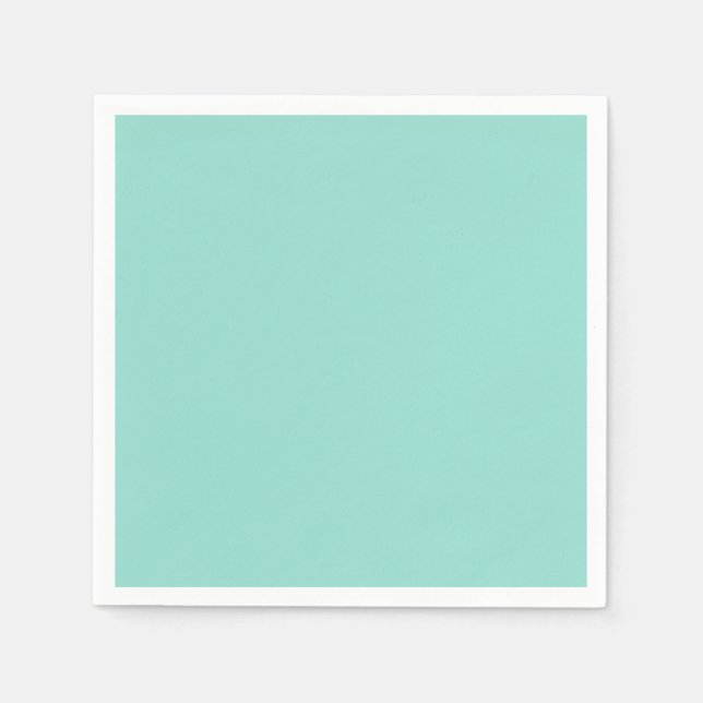 Serviette En Papier Couleur uni bleu clair pour l'oeuf Robin (Devant)
