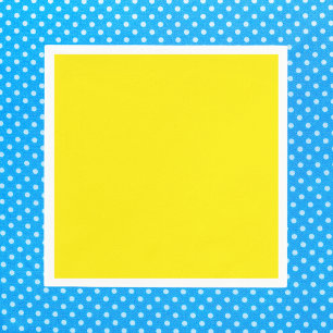 Serviette En Papier Couleur uni jaune canari