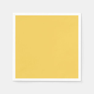 Serviette En Papier Couleur uni jaune Primrose
