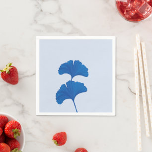 Serviette En Papier Couleurs Arrière - plans personnalisables Blue Gin