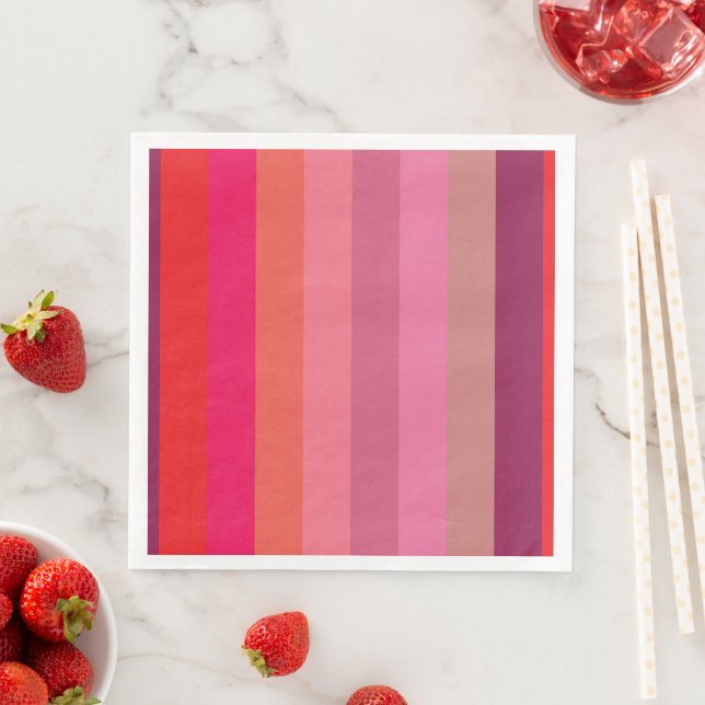 Serviette En Papier Couleurs brillantes 1 (En situation)