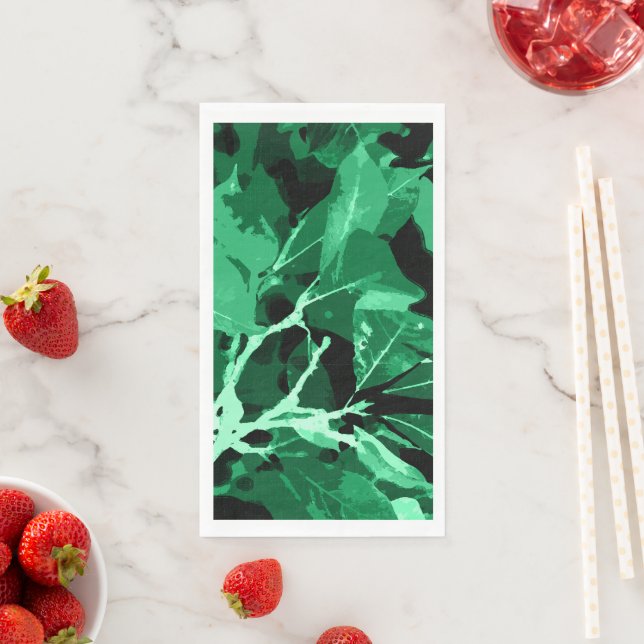 Serviette En Papier Couleurs d'automne, feuille 7 (En situation)