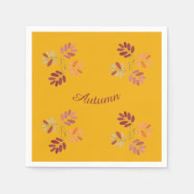 Couleurs d'automne modernes Feuilles d'automne Dîn