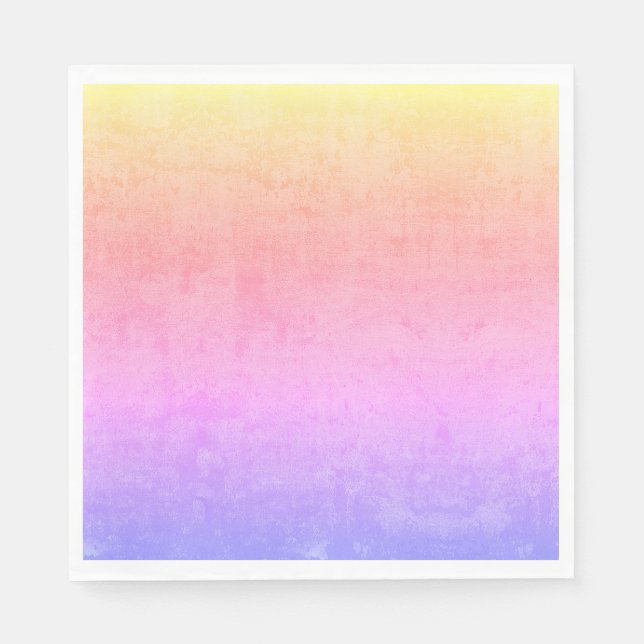 Serviette En Papier couleurs de coucher de soleil (Devant)