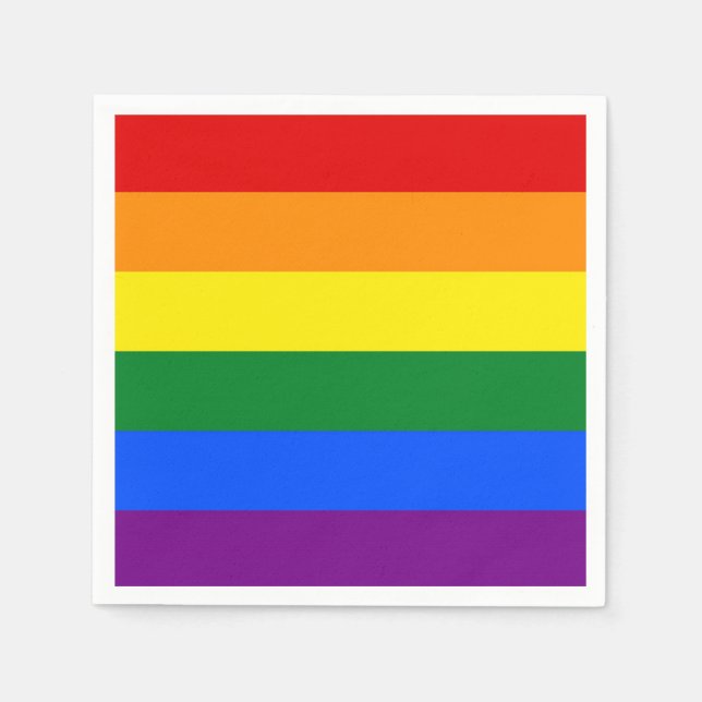 Serviette En Papier COULEURS DE DRAPEAU PLANIFIÉ + vos idées (Devant)