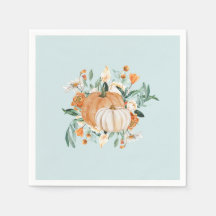 Couleurs Florales Citrouilles Bleues,