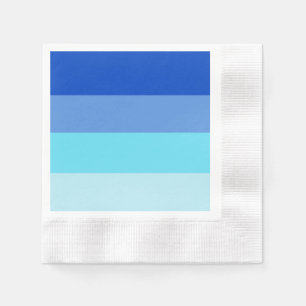 Serviette En Papier Couleurs océaniques Motif à répartition