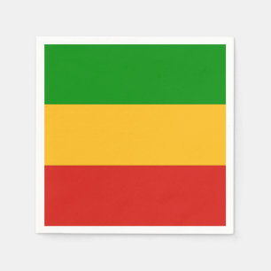 Serviette En Papier COULEURS RASTAFARI + vos idées