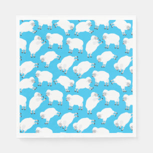 Serviette En Papier Counting Sheep