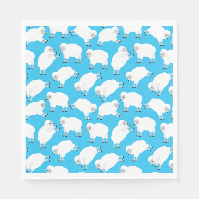 Serviette En Papier Counting Sheep (Devant)