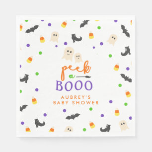 Serviette En Papier Coup d'oeil orienté de Halloween par baby shower