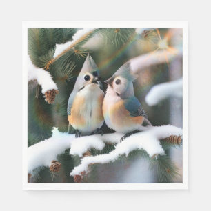 Serviette En Papier Couple de souris de tireur touffu