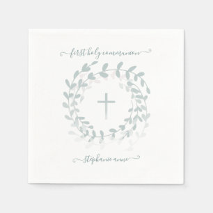 Serviette En Papier Courbe et croix d'araignée