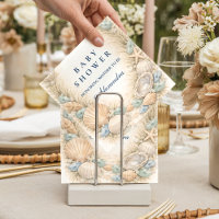 Couronne de coquillages de mer pour une Baby Showe