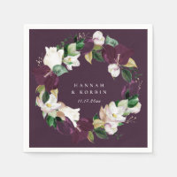 Couronne florale de prune blanche ivoire prune pou
