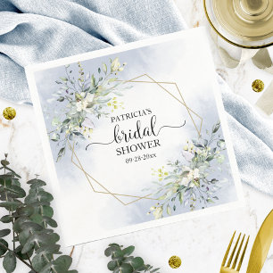 Serviette En Papier Couronne géométrique de verdure pour Baby Shower