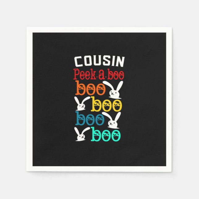 Serviette En Papier Cousin Bunny Jeu Pour La Nouveauté (Devant)