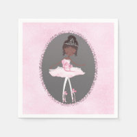 Couture rose et gris foncé Ballerina fête d'annive
