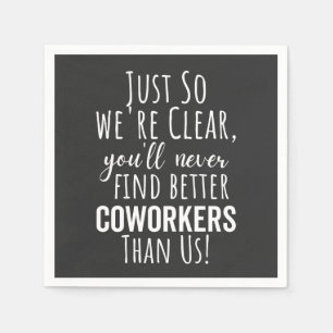 Serviette En Papier Coworker   Moving   Leaving