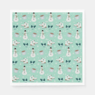 Serviette En Papier Cozy Winter Wonderland Party Napkins