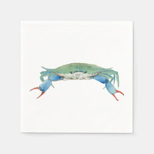 Serviette En Papier Crabe