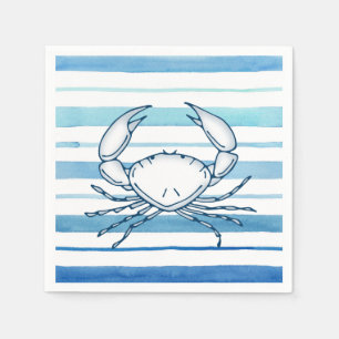 Serviette En Papier Crabe
