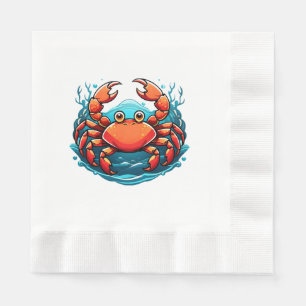 Serviette En Papier crabe-drole