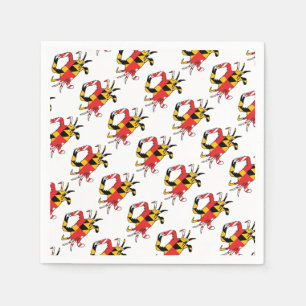 Serviette En Papier Crabe du Maryland