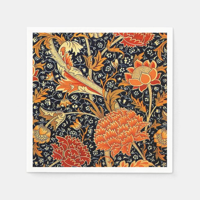 Serviette En Papier Cray by William Morris (Devant)