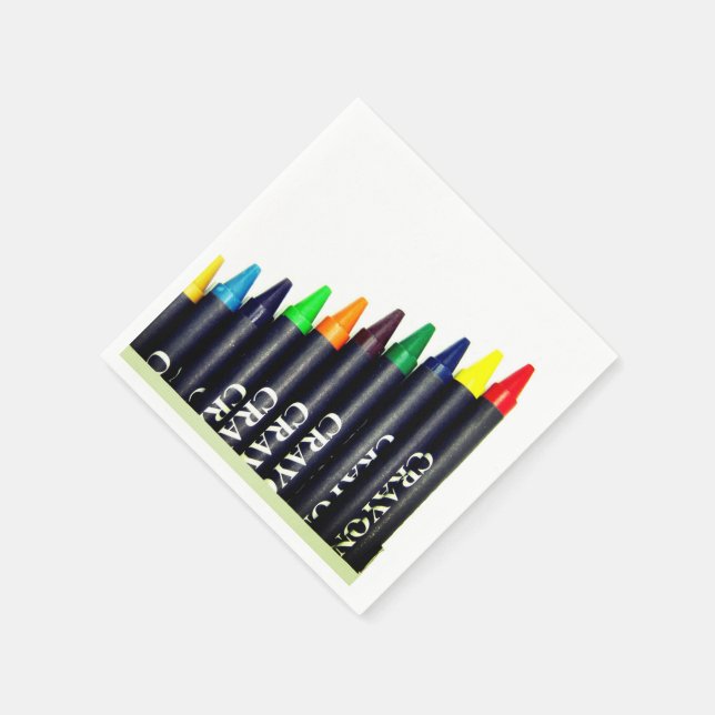 Serviette En Papier Crayons (Coin)