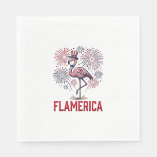 Serviette En Papier Création de chemise vintage patriotique Flamerica 
