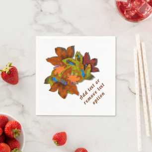 Serviette En Papier Creative Fall quitte Thanksgiving