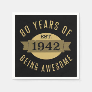 Serviette En Papier Créé en 1942 80e anniversaire