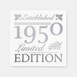 Serviette En Papier Créé en 1950 70e anniversaire