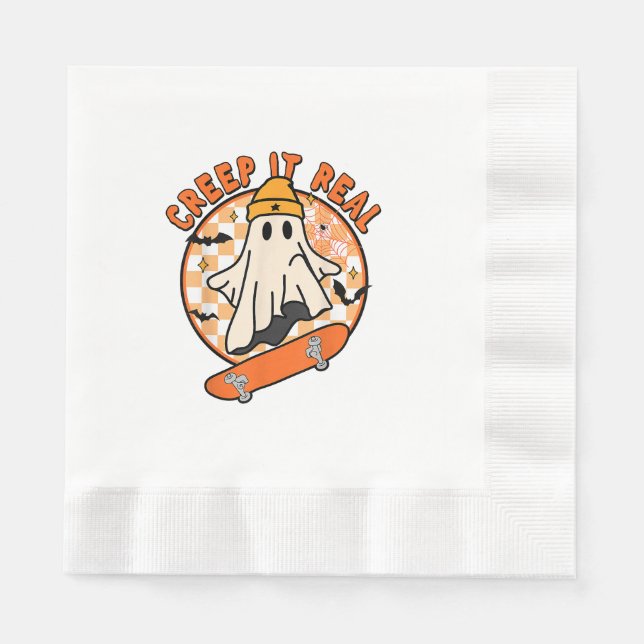Serviette En Papier Creep It Real Halloween (Devant)