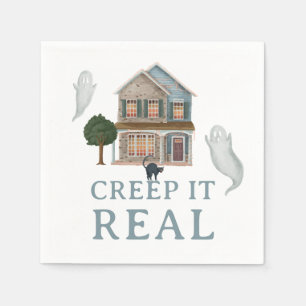 Serviette En Papier Creep It Real Halloween Maison hantée & Fantômes