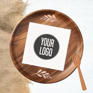 Serviette En Papier Créer du papier logo d'entreprise Cocktail Napkin 