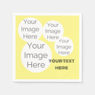 Serviette En Papier créer son propre papier photo texte serviette modè